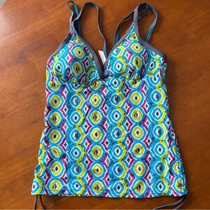Free Country Women's Multicolor Tankini Top
